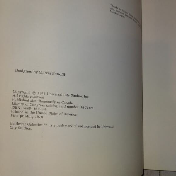 Battlestar Galactica Scrapbook Encyclopedia Galactica Vintage 1st ed 1st print - Picture 10 of 10